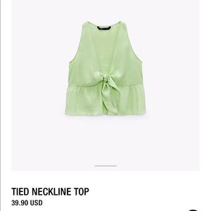 Zara summer top NWT